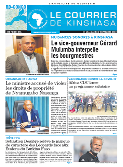 Les Dépêches de Brazzaville : Édition le courrier de kinshasa du 27 septembre 2022