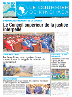 Les Dépêches de Brazzaville : Édition le courrier de kinshasa du 11 octobre 2022