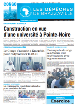 Les Dépêches de Brazzaville : Édition brazzaville du 31 octobre 2022