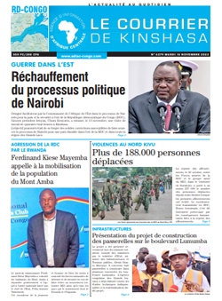 Les Dépêches de Brazzaville : Édition le courrier de kinshasa du 15 novembre 2022