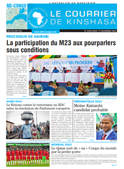 Les Dépêches de Brazzaville : Édition le courrier de kinshasa du 01 décembre 2022