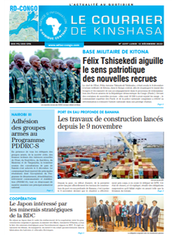Les Dépêches de Brazzaville : Édition le courrier de kinshasa du 12 décembre 2022