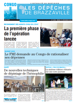 Les Dépêches de Brazzaville : Édition brazzaville du 13 décembre 2022