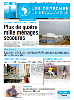 Les Dépêches de Brazzaville : Édition brazzaville du 30 décembre 2022