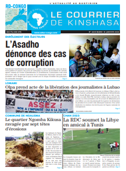 Les Dépêches de Brazzaville : Édition brazzaville du 10 janvier 2023