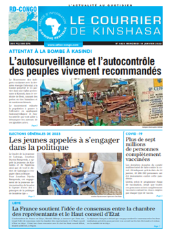 Les Dépêches de Brazzaville : Édition le courrier de kinshasa du 18 janvier 2023