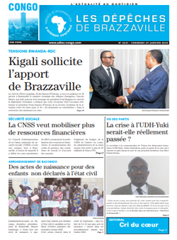 Les Dépêches de Brazzaville : Édition brazzaville du 27 janvier 2023