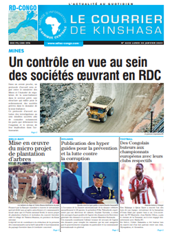 Les Dépêches de Brazzaville : Édition le courrier de kinshasa du 30 janvier 2023