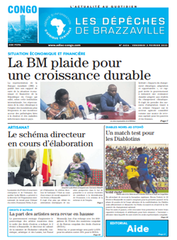 Les Dépêches de Brazzaville : Édition brazzaville du 03 février 2023