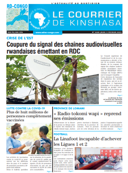 Les Dépêches de Brazzaville : Édition le courrier de kinshasa du 09 février 2023