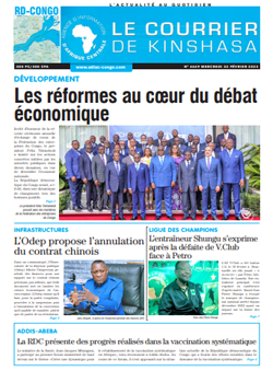 Les Dépêches de Brazzaville : Édition le courrier de kinshasa du 22 février 2023