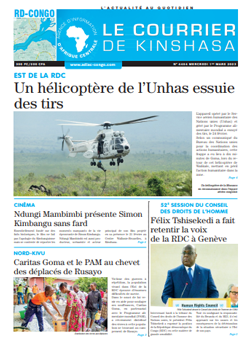 Les Dépêches de Brazzaville : Édition le courrier de kinshasa du 01 mars 2023