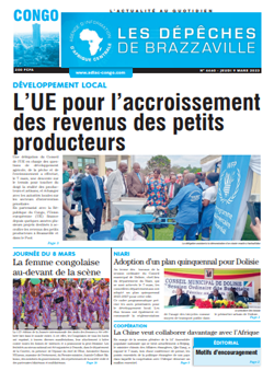 Les Dépêches de Brazzaville : Édition brazzaville du 09 mars 2023