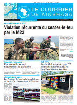 Les Dépêches de Brazzaville : Édition le courrier de kinshasa du 09 mars 2023