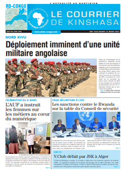 Les Dépêches de Brazzaville : Édition le courrier de kinshasa du 14 mars 2023