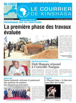 Les Dépêches de Brazzaville : Édition le courrier de kinshasa du 16 mars 2023