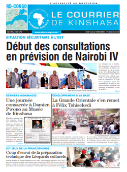 Les Dépêches de Brazzaville : Édition le courrier de kinshasa du 17 mars 2023