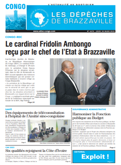 Les Dépêches de Brazzaville : Édition brazzaville du 30 mars 2023