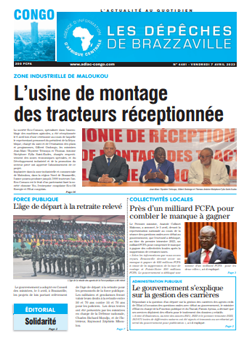 Les Dépêches de Brazzaville : Édition brazzaville du 07 avril 2023