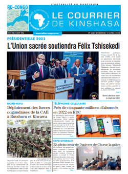 Les Dépêches de Brazzaville : Édition le courrier de kinshasa du 12 avril 2023