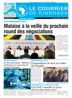 Les Dépêches de Brazzaville : Édition le courrier de kinshasa du 17 avril 2023