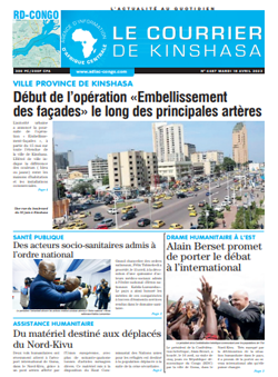 Les Dépêches de Brazzaville : Édition le courrier de kinshasa du 18 avril 2023