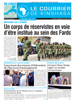 Les Dépêches de Brazzaville : Édition le courrier de kinshasa du 24 avril 2023