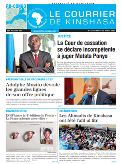 Les Dépêches de Brazzaville : Édition le courrier de kinshasa du 25 avril 2023