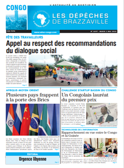 Les Dépêches de Brazzaville : Édition brazzaville du 02 mai 2023