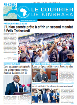 Les Dépêches de Brazzaville : Édition le courrier de kinshasa du 02 mai 2023