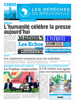 Les Dépêches de Brazzaville : Édition brazzaville du 03 mai 2023