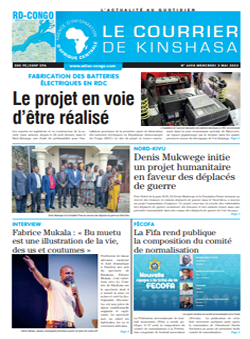 Les Dépêches de Brazzaville : Édition le courrier de kinshasa du 03 mai 2023