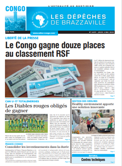 Les Dépêches de Brazzaville : Édition brazzaville du 04 mai 2023