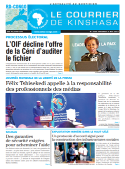 Les Dépêches de Brazzaville : Édition le courrier de kinshasa du 05 mai 2023