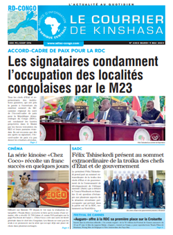 Les Dépêches de Brazzaville : Édition le courrier de kinshasa du 09 mai 2023