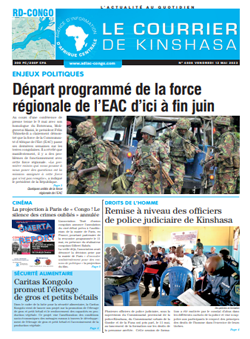 Les Dépêches de Brazzaville : Édition le courrier de kinshasa du 12 mai 2023
