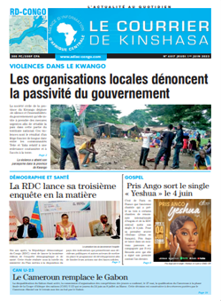 Les Dépêches de Brazzaville : Édition le courrier de kinshasa du 01 juin 2023