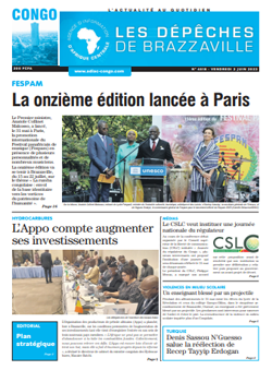 Les Dépêches de Brazzaville : Édition brazzaville du 02 juin 2023