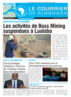 Les Dépêches de Brazzaville : Édition le courrier de kinshasa du 05 juin 2023