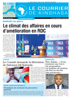 Les Dépêches de Brazzaville : Édition le courrier de kinshasa du 09 juin 2023