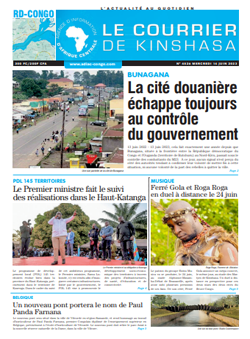 Les Dépêches de Brazzaville : Édition le courrier de kinshasa du 14 juin 2023