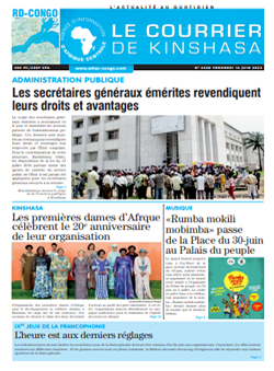 Les Dépêches de Brazzaville : Édition le courrier de kinshasa du 16 juin 2023