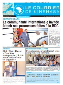 Les Dépêches de Brazzaville : Édition le courrier de kinshasa du 23 juin 2023