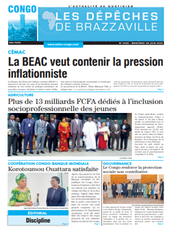 Les Dépêches de Brazzaville : Édition brazzaville du 28 juin 2023