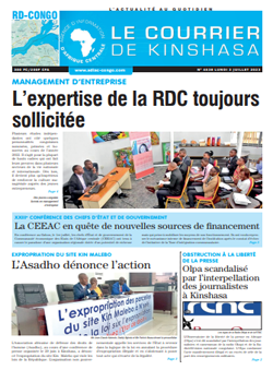 Les Dépêches de Brazzaville : Édition le courrier de kinshasa du 03 juillet 2023