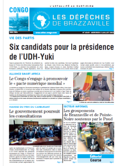 Les Dépêches de Brazzaville : Édition brazzaville du 05 juillet 2023
