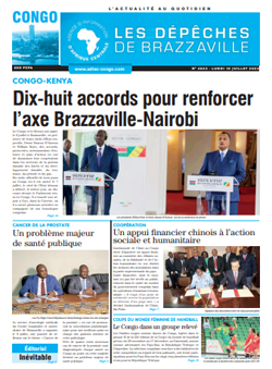 Les Dépêches de Brazzaville : Édition brazzaville du 10 juillet 2023
