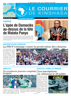 Les Dépêches de Brazzaville : Édition le courrier de kinshasa du 12 juillet 2023