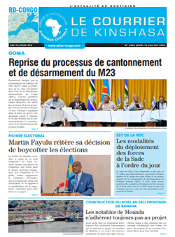 Les Dépêches de Brazzaville : Édition le courrier de kinshasa du 13 juillet 2023