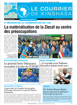 Les Dépêches de Brazzaville : Édition le courrier de kinshasa du 18 juillet 2023